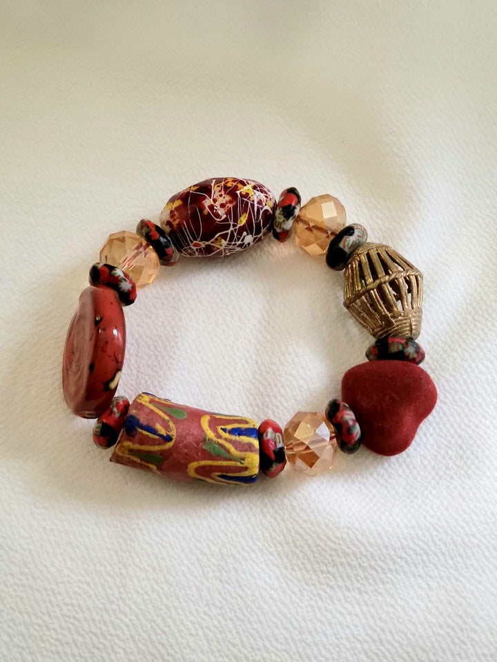 Beaded African Bracelet-Pillar