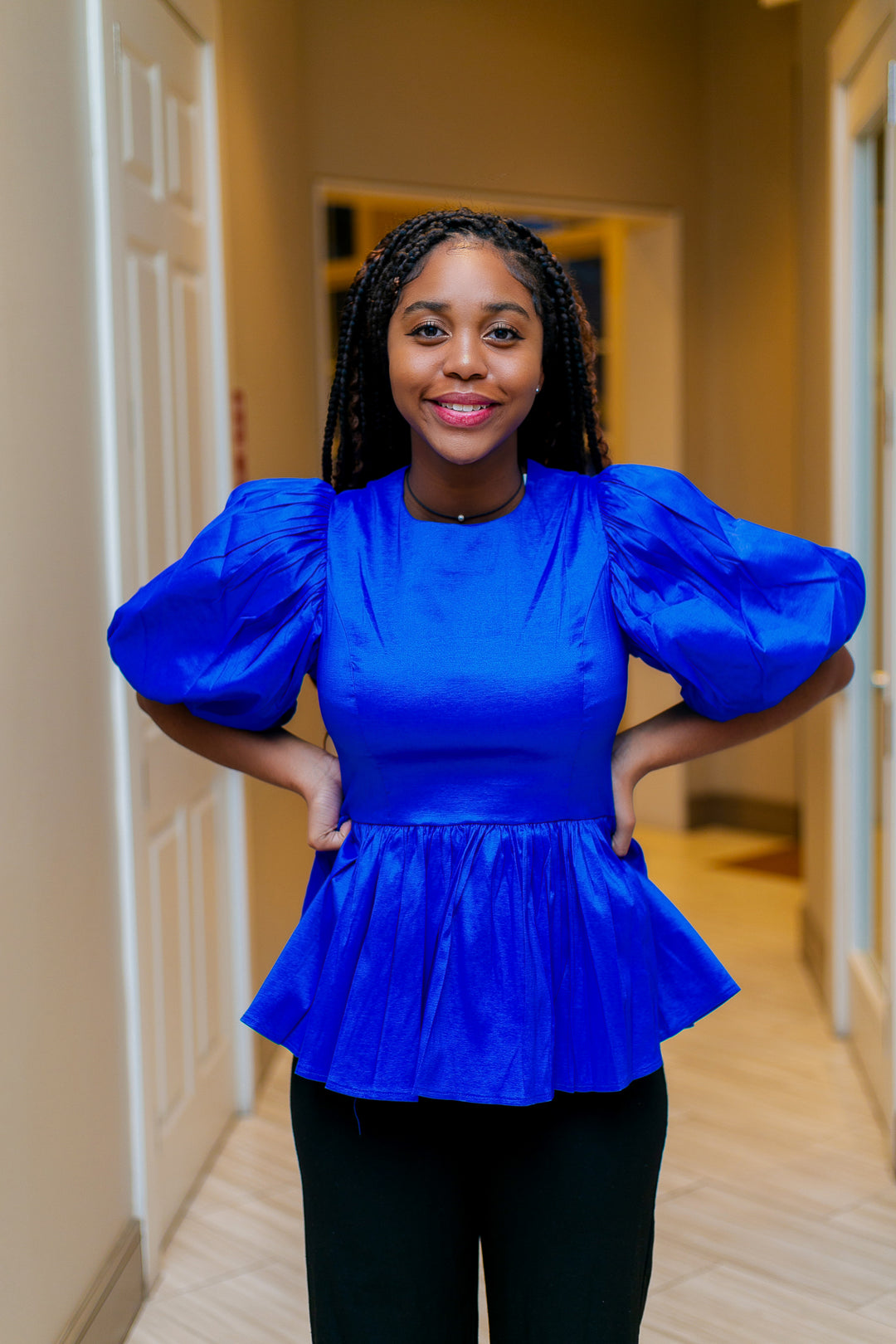 Puffy Sleeve Blouse