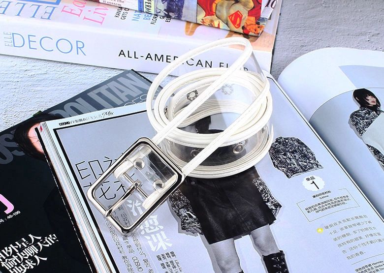 Transparent Slim Belt