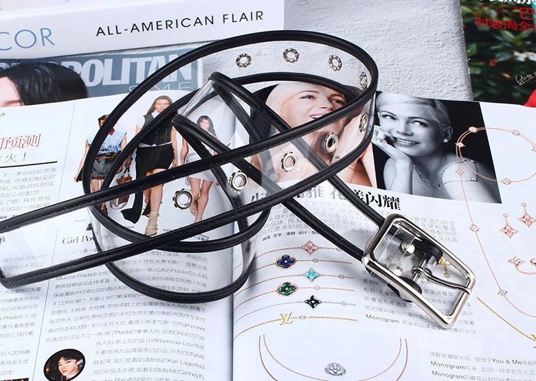 Transparent Slim Belt